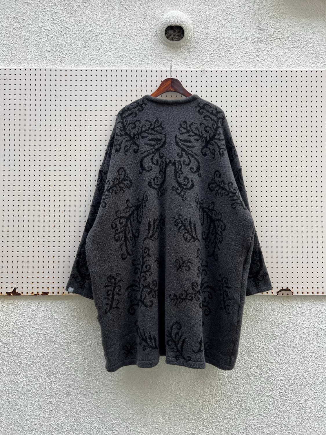 ANGENEHM JAPAN MADE PATTERN 니트 로브 코트 상품이미지6