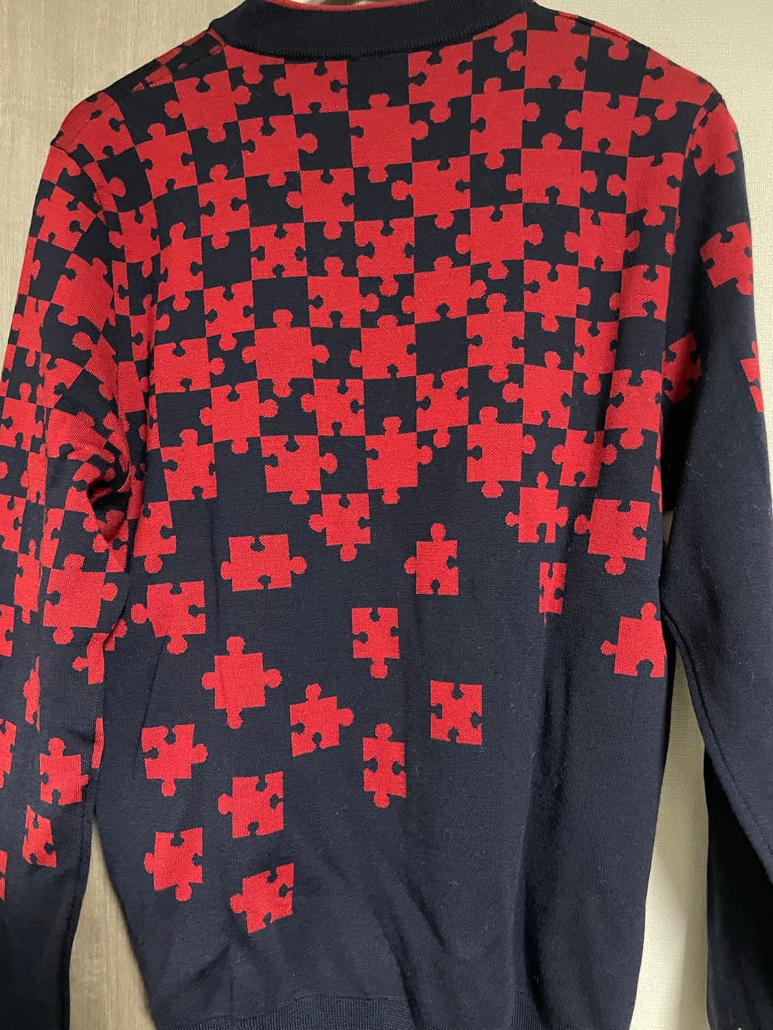 랑방 남성 퍼즐 니트 맨투맨 상품이미지2