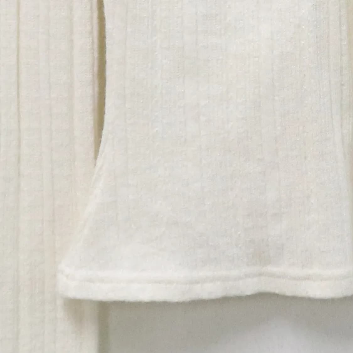 브이넥 레이스 셔링 포인트 긴팔 티셔츠 63597 상품이미지6