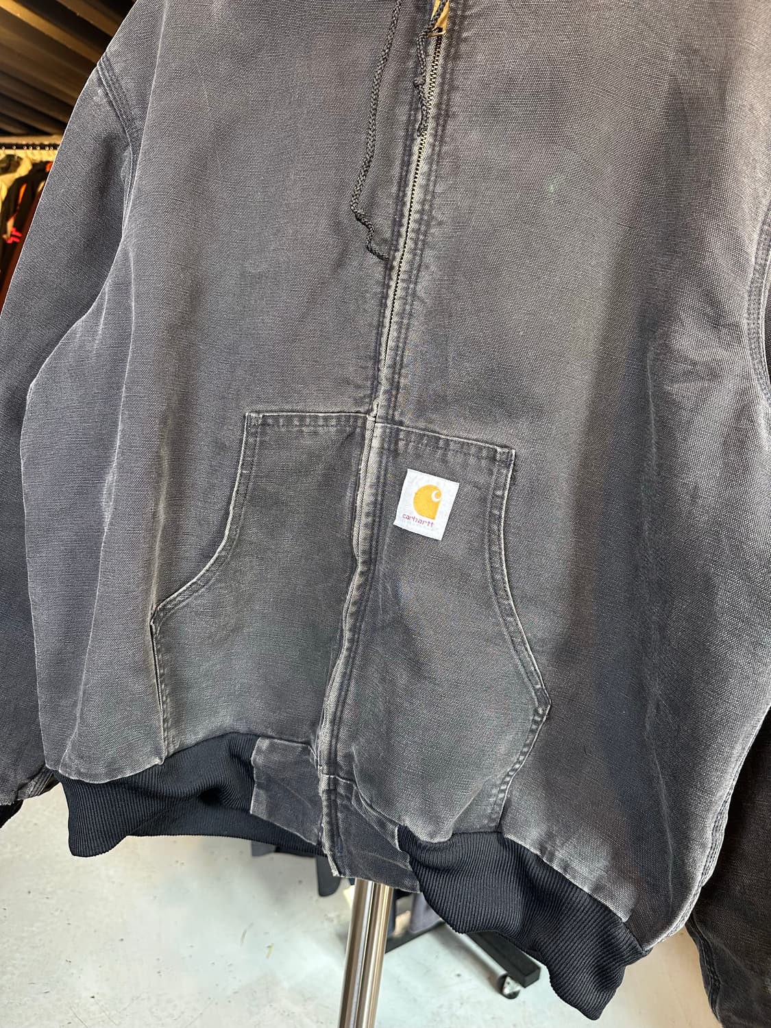 90s 칼하트 디트로이트 페이드 덕 액티브 워크 자켓 상품이미지4