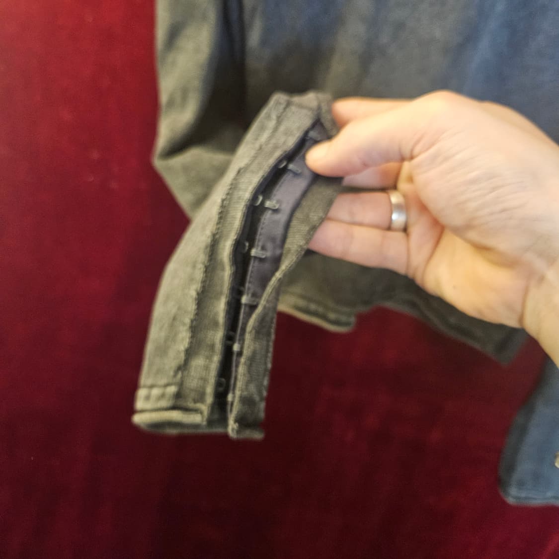 (새상품) 자라(ZARA) 에쉬드 워시드 긴팔 크롭 탑 S size 상품이미지6