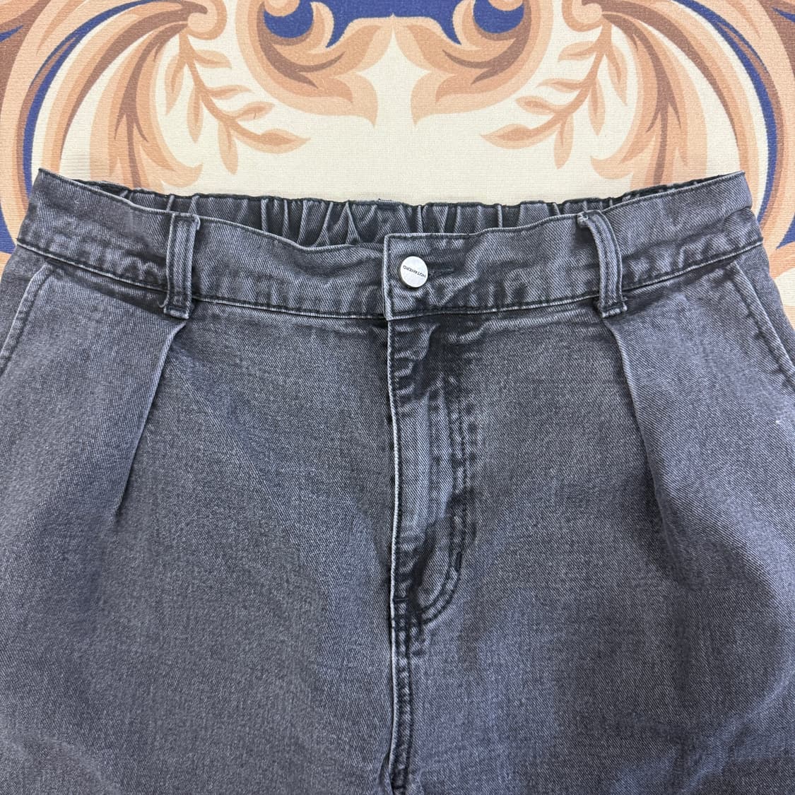 (L)낫포너드NOT4NERD 흑청 와이드 데님팬츠 상품이미지2