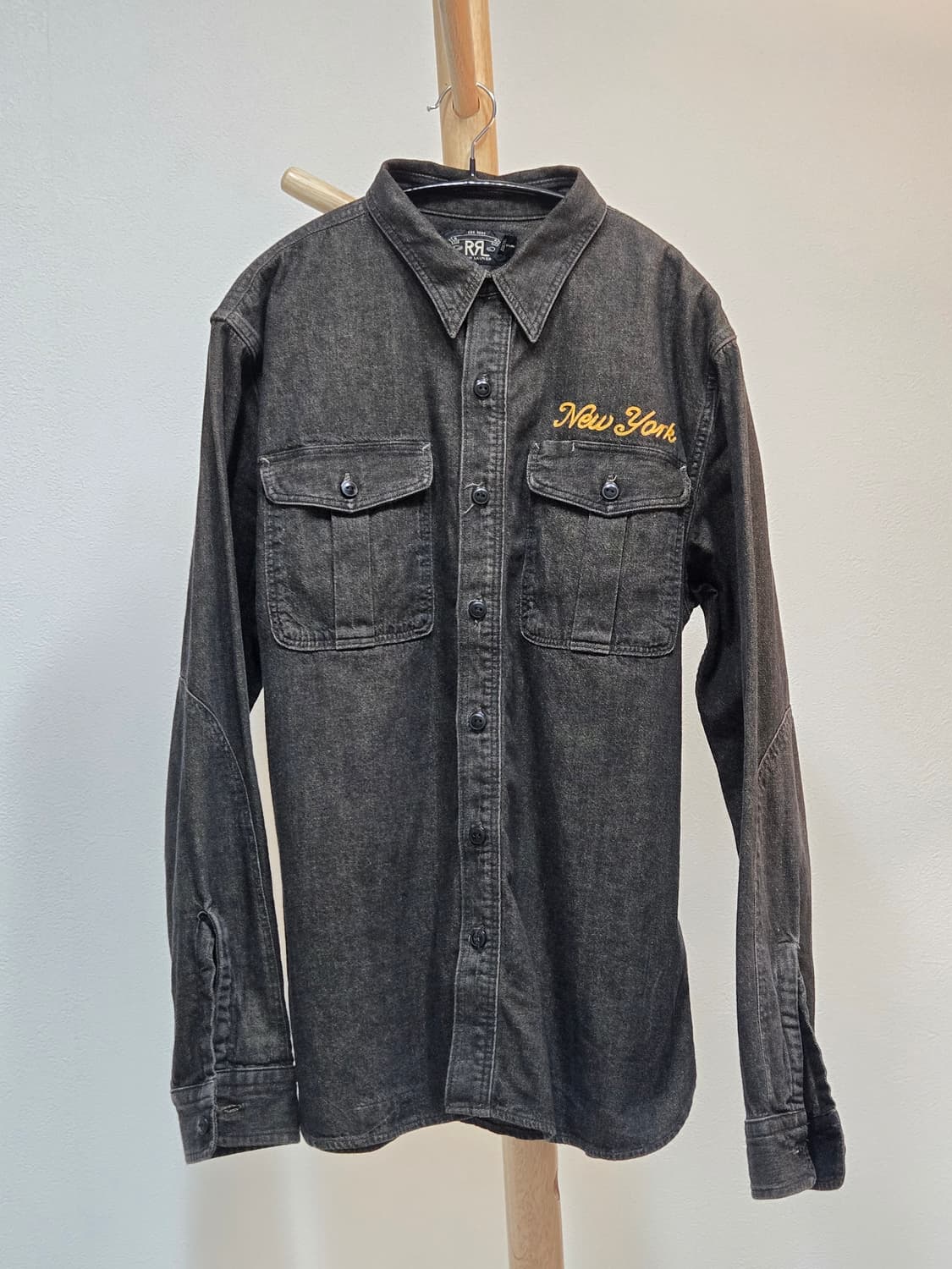 Rrl 임브로이더 셔츠 m 상품이미지1