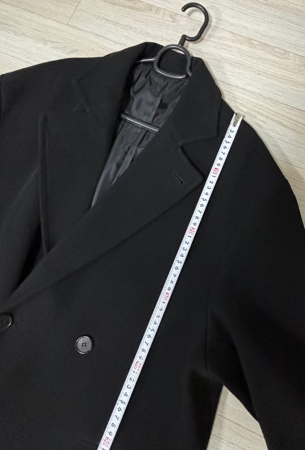 Object Service 더블 브레스티드 울 코트 상품이미지9