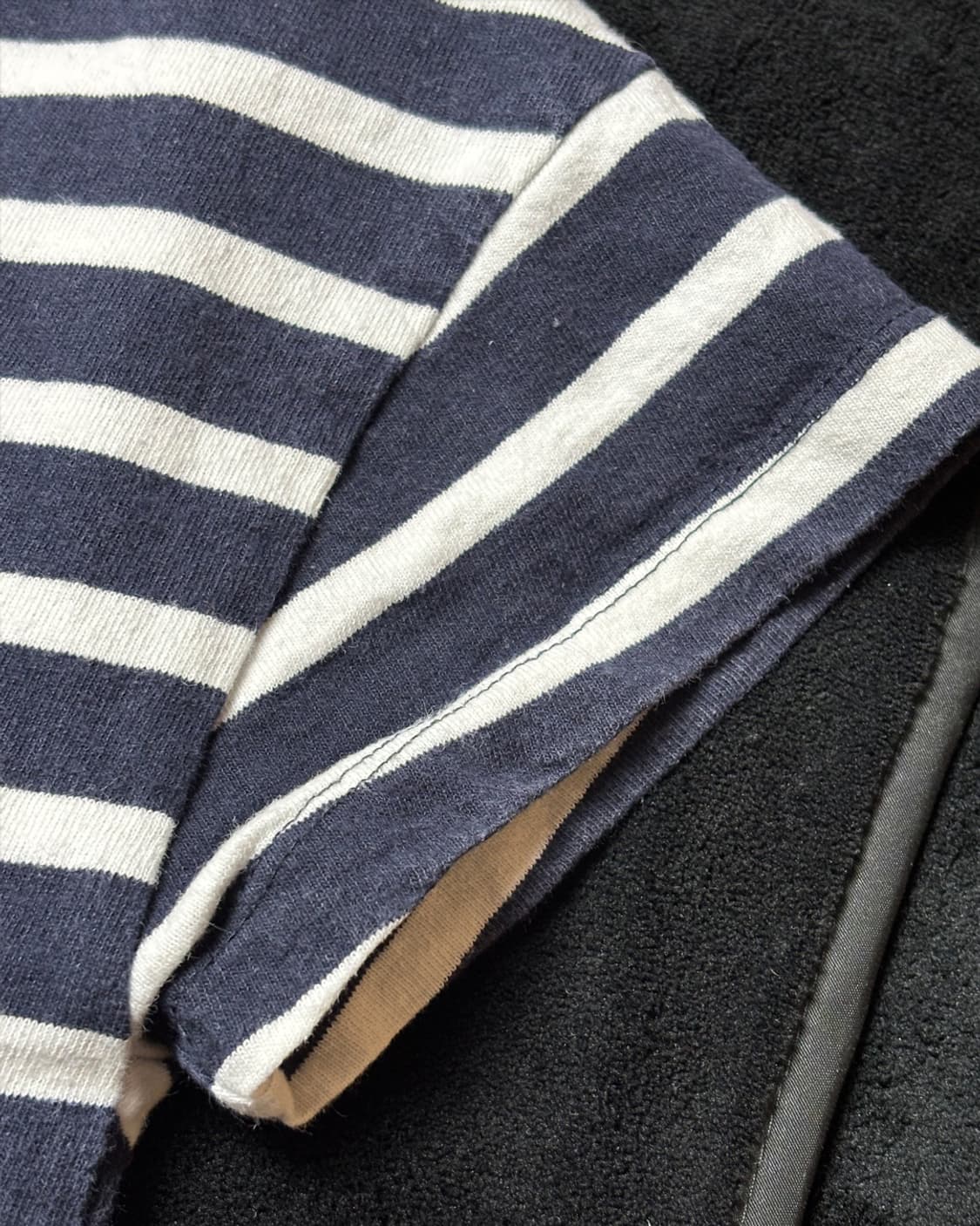 일본빈티지 클래식 스트라이프 크롭티 상품이미지3