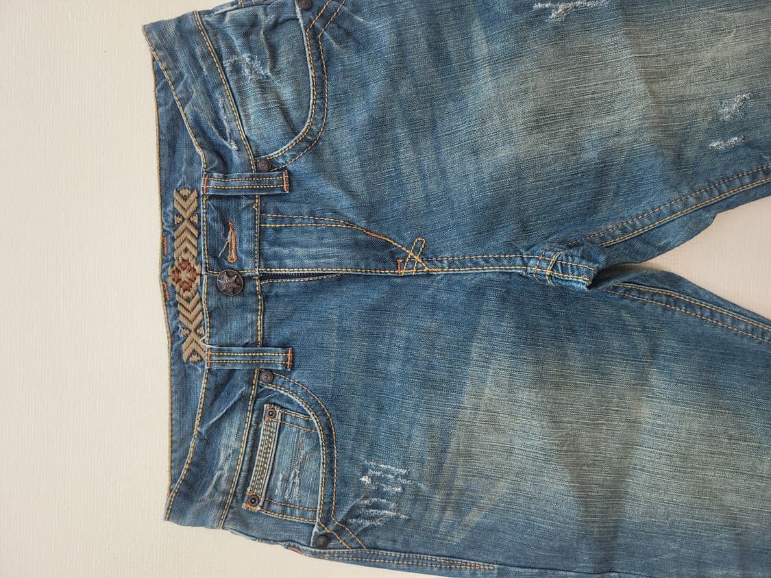 쉐인 Shane 남자 슬럽 7부 청바지 32 오션블루 상품이미지4