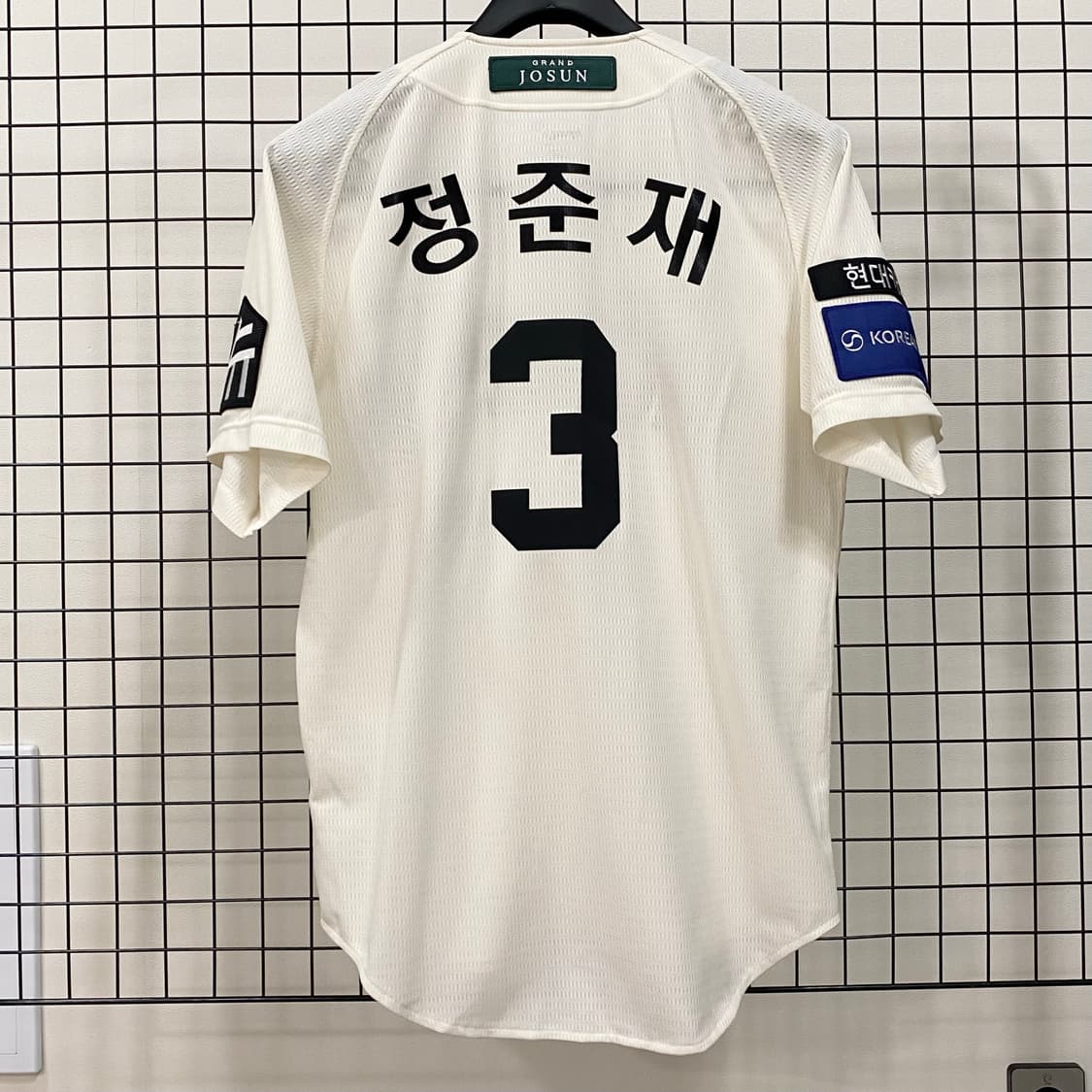 SSG 랜더스 인천군 유니폼 정준재 마킹 상품이미지2