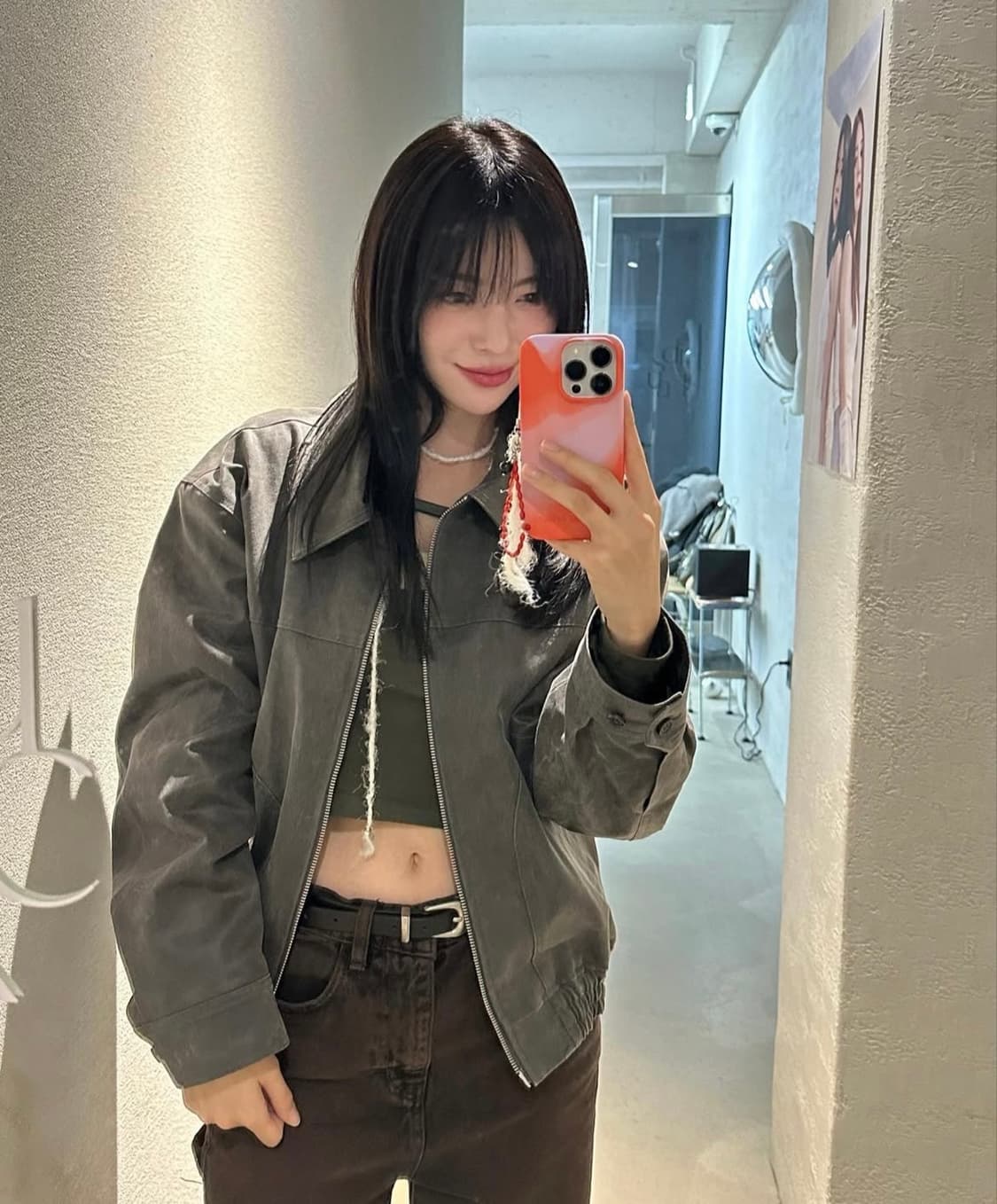 리유니 오버사이즈 빈티지 크랙 자켓 상품이미지4