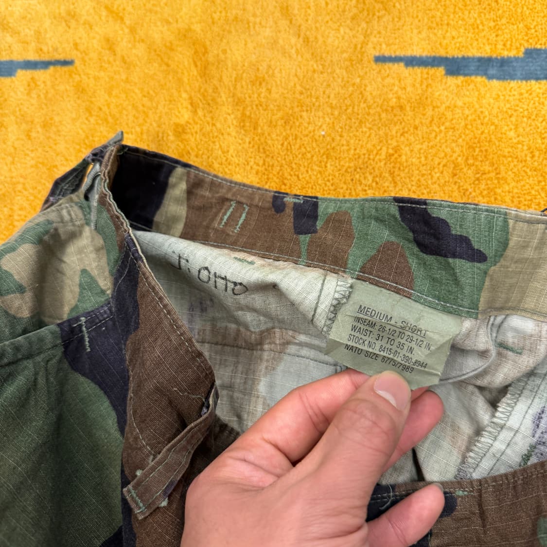 M/S 90s 오리지널 우드랜드 커팅 하프 팬츠 반바지 N1548 상품이미지6
