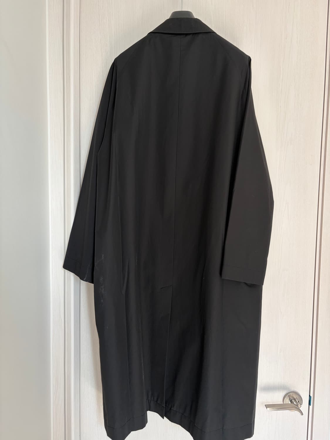 스튜디오니콜슨 벤투스 오버사이즈 코트 다크 네이비(블랙) 상품이미지4