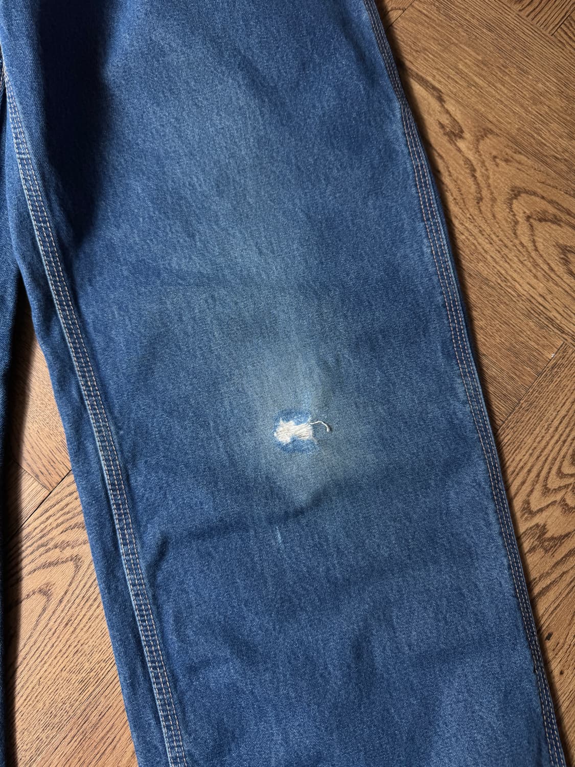 [34]칼하트FR USA 빈티지 워싱 싱글니 카펜터 워크 데님 팬츠 상품이미지5