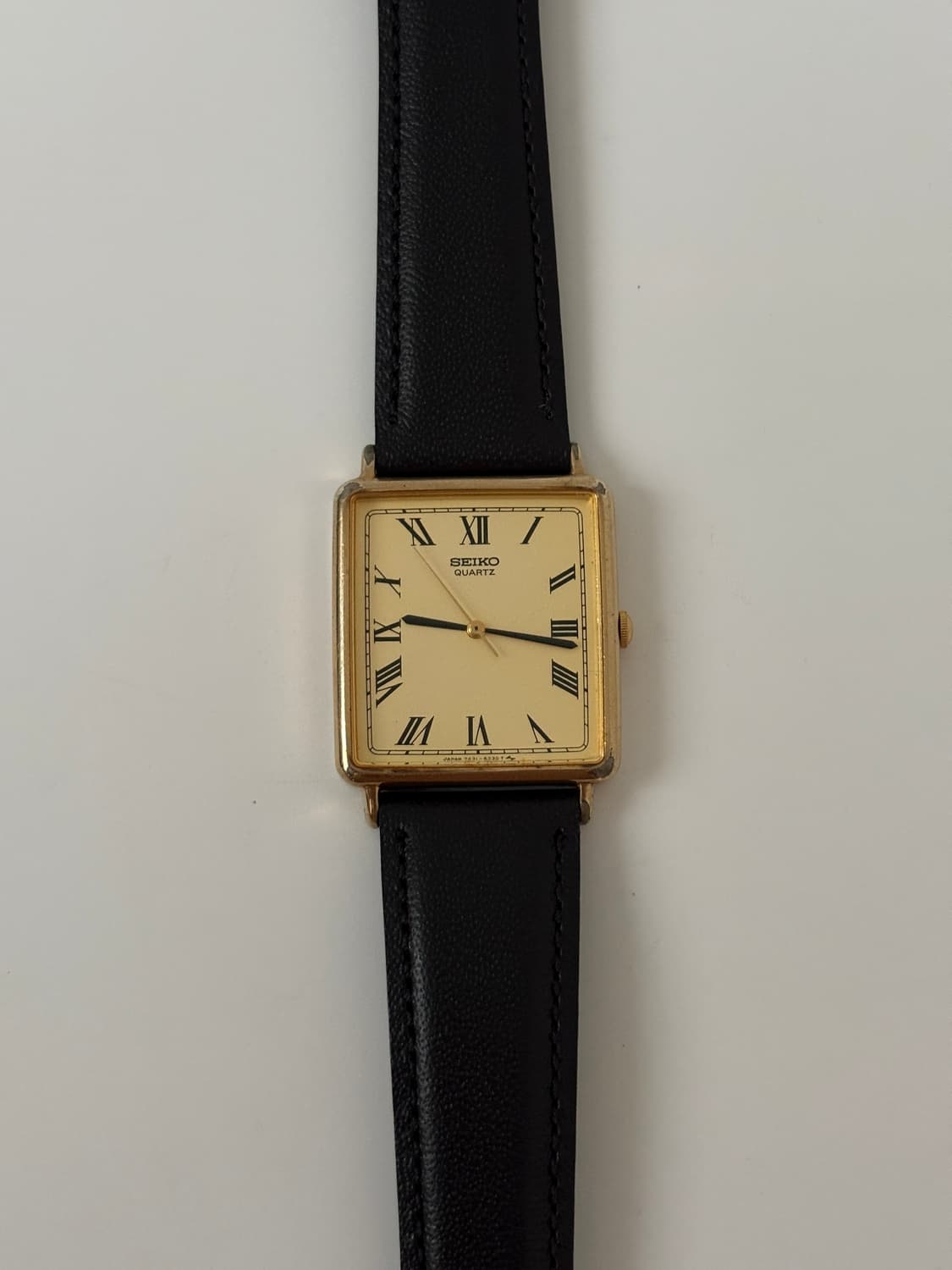 80s Chariot Roman Index Gold Tank Quartz 상품이미지4