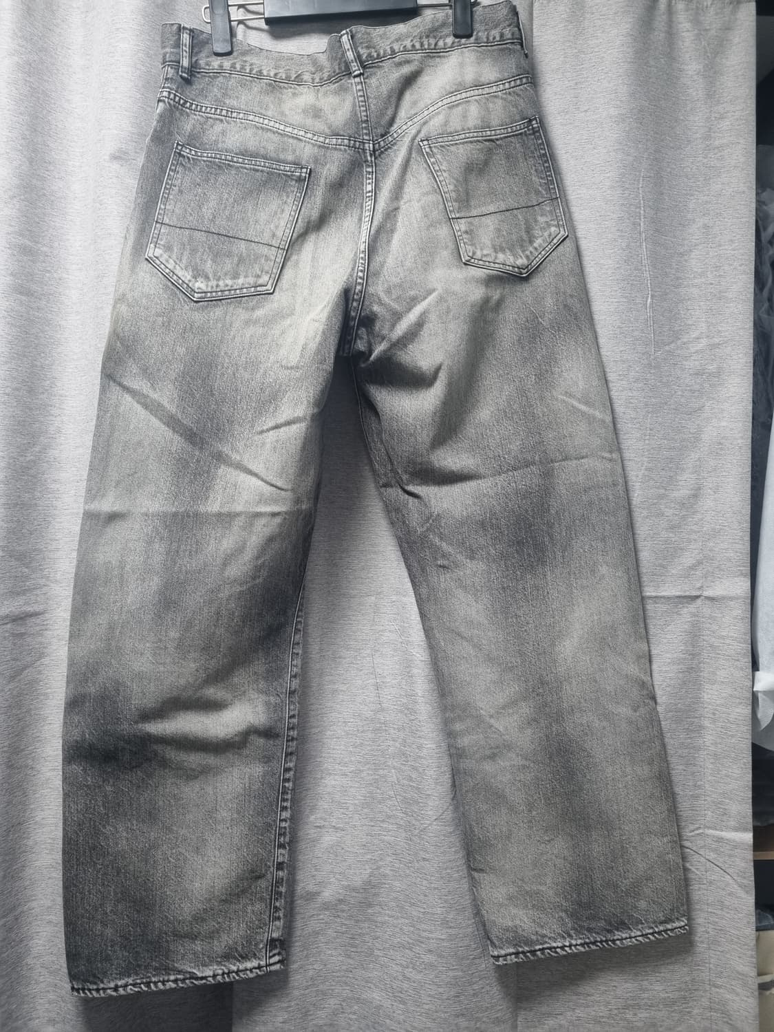 안셀름 5pk 스트ㄹㅇ드 데님 블랙 3사이즈 상품이미지2