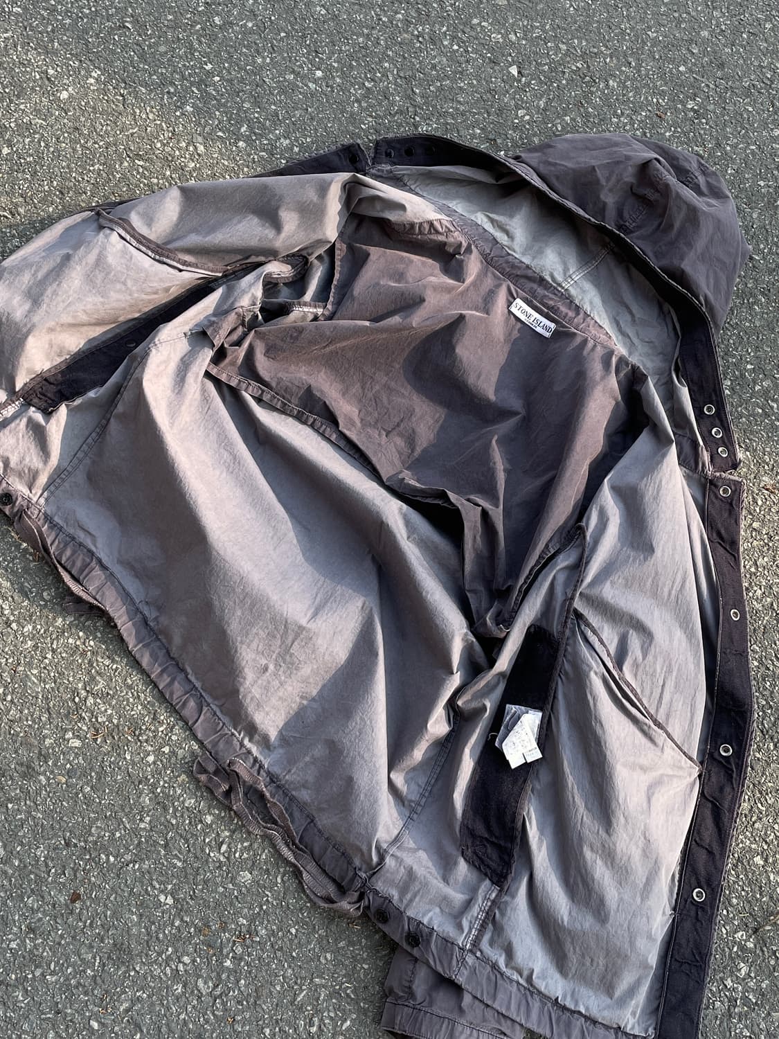 2004ss Stone Island Hooded Canvas Jacket 상품이미지5