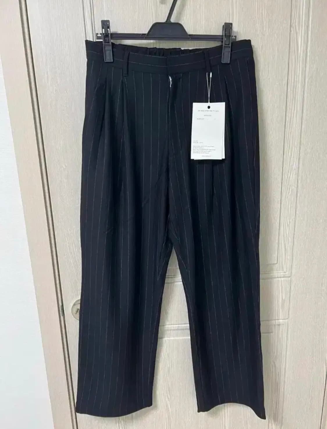 카네마사필 울 스트라이프 팬츠 상품이미지1