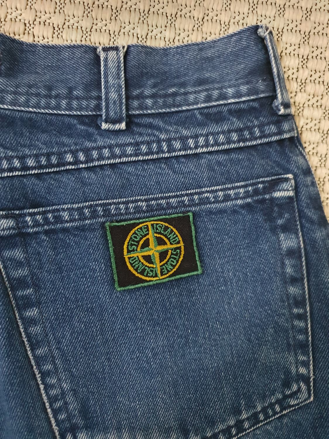 90s 스톤 아일랜드 그린 엣지 데님 진 상품이미지6