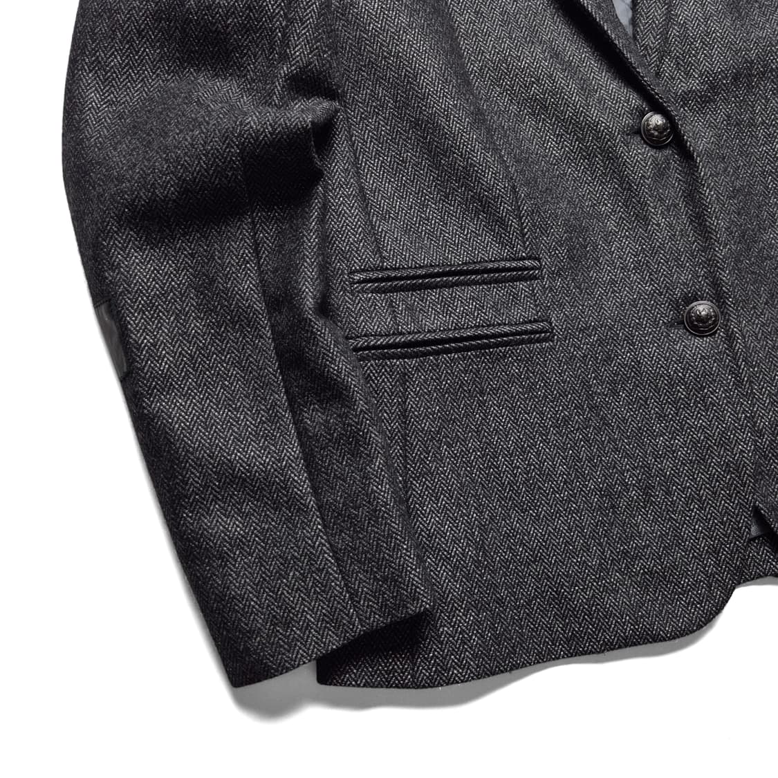 [S] 쟈딕앤볼테르 헤링본 레더패치 블레이저 자켓 상품이미지4