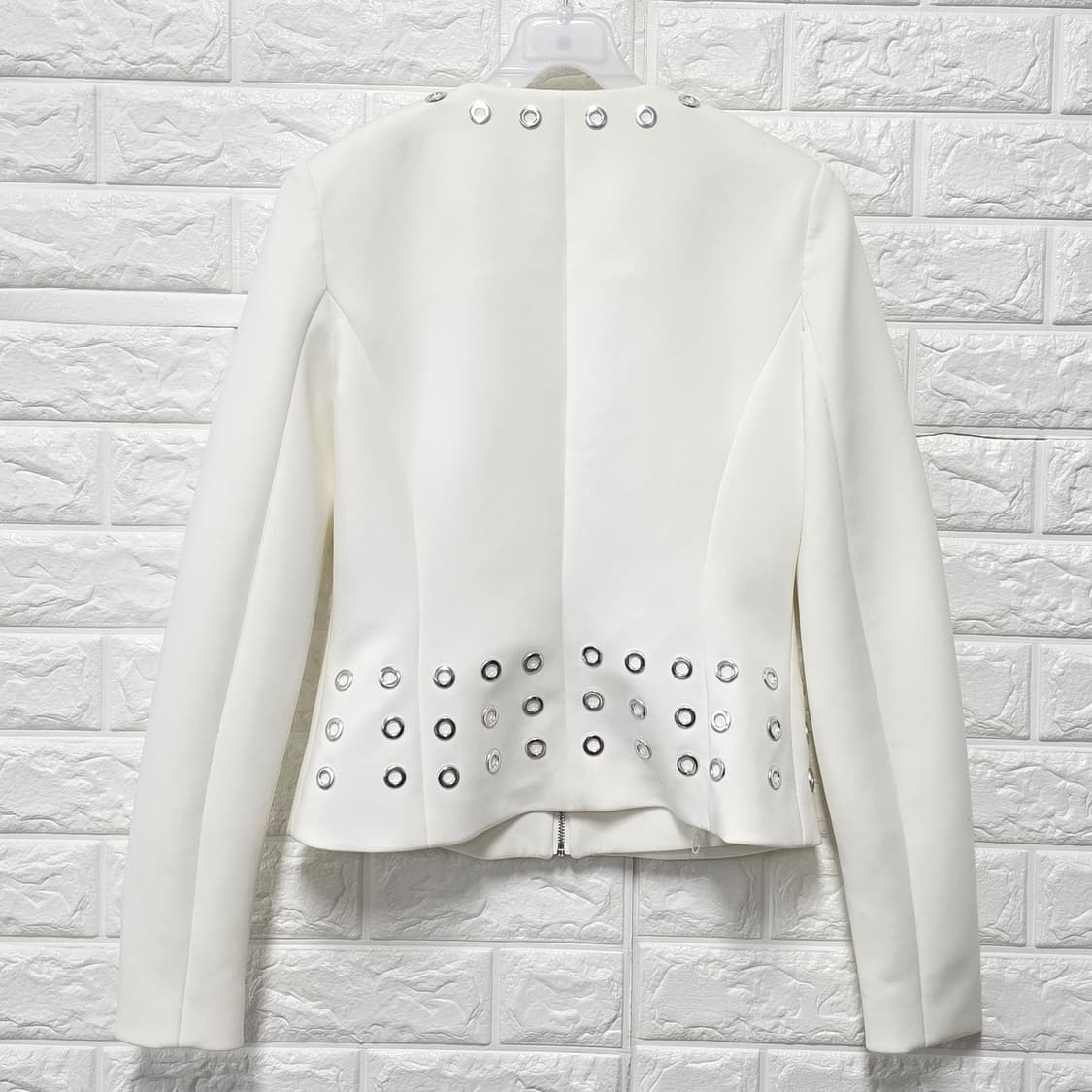 택포// 캘빈클라인 CK 화이트 여성 자켓 S 상품이미지4