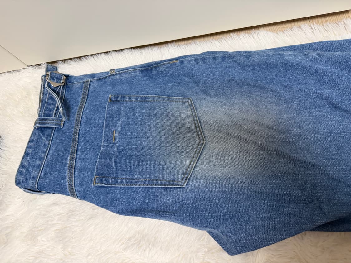 노운 와이드데님 중청 1사이즈 상품이미지2