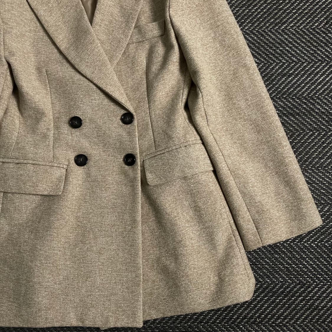 빈티지 우먼스 더블 하프 코트o 3807 상품이미지2