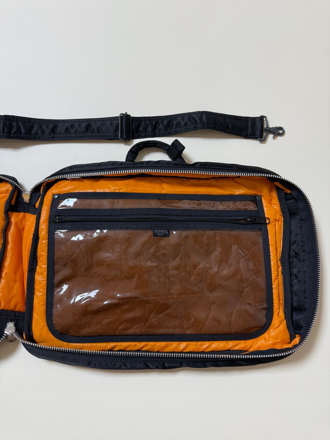 (미품) PORTER 포터 탱커 3way 브리프케이스 블랙 백팩 상품이미지9