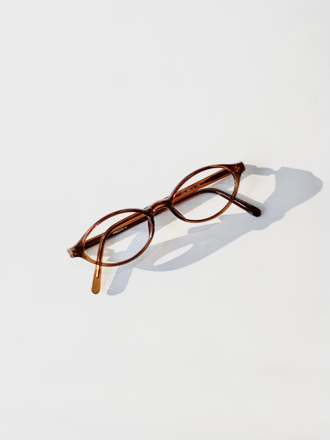 [픽키-656] 브라운 투명 아세테이트 타원형 안경테 상품이미지6