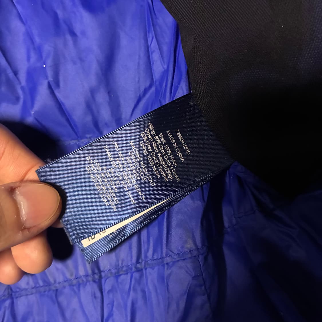 폴로 빅포니 네이비 푸퍼 패딩 자켓 M 상품이미지4