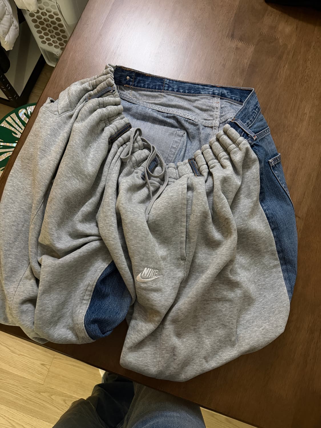 os) bless 블레스 오버조깅진 회청  상품이미지2