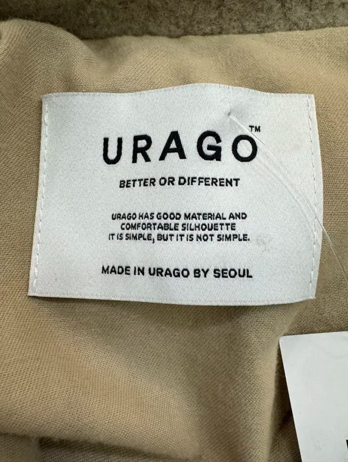 URAGO 유라고 21년 울70 부클 숏코트 상품이미지6