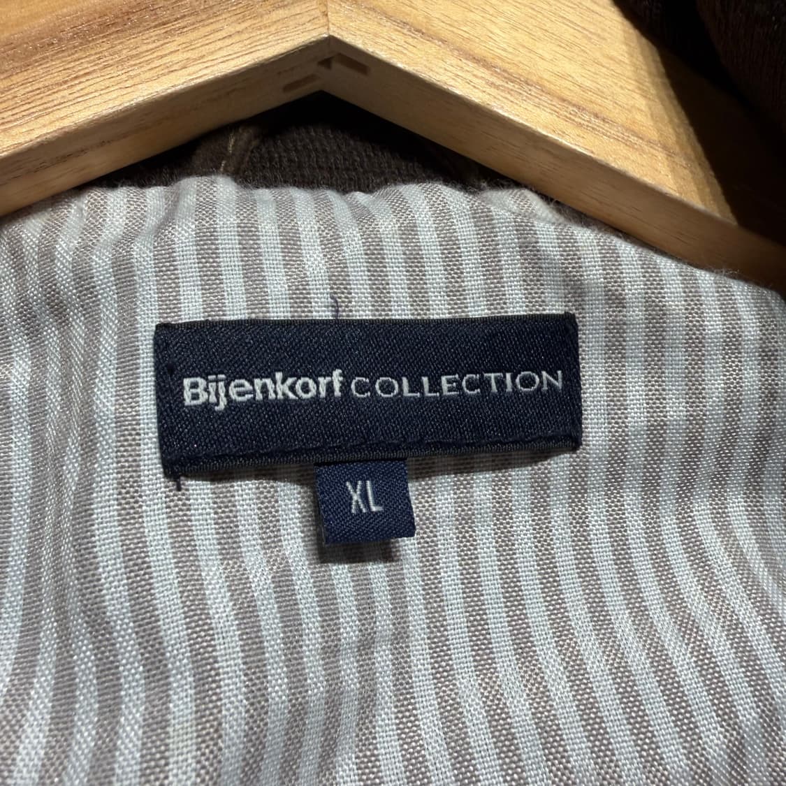 네덜란드 비옌코르프 고트레더 스웨이드 봄버 자켓 XL 염소가죽 상품이미지4