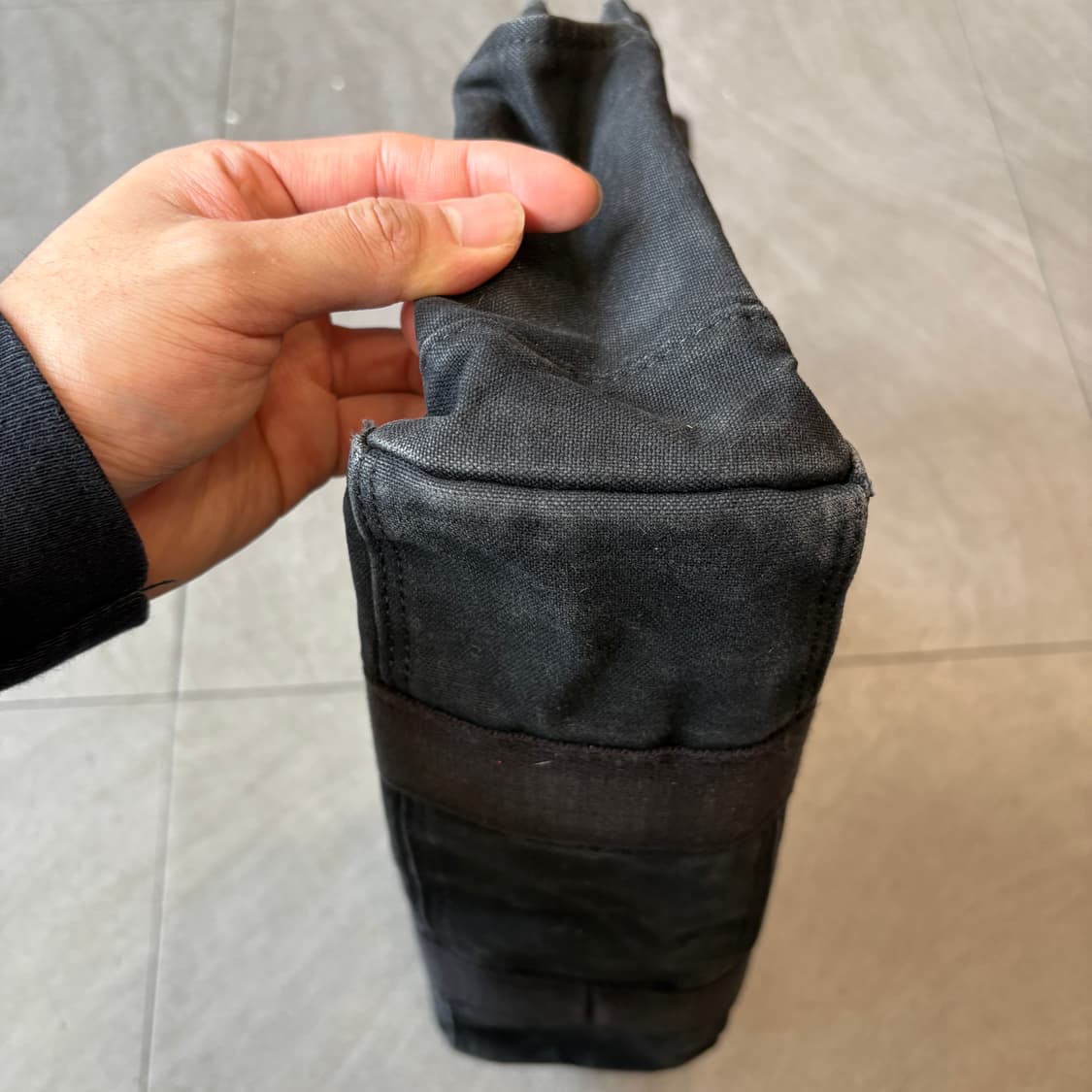 요시다포터 캔버스 블랙 토트백 상품이미지5