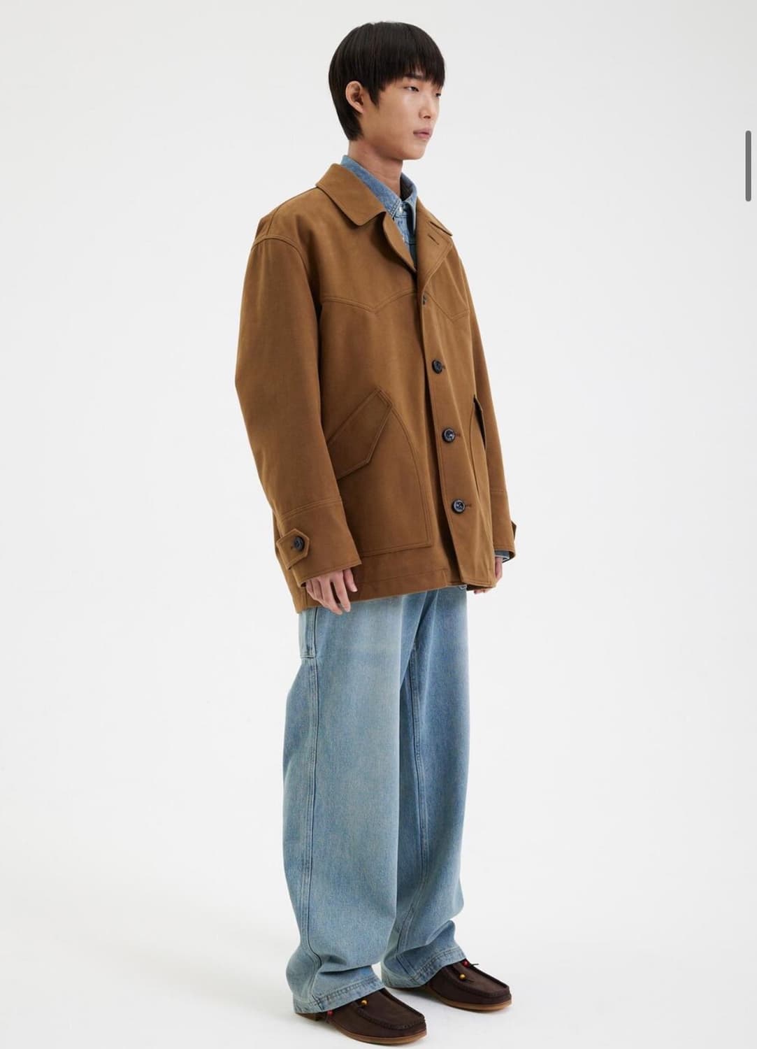 [M] 애프터프레이 톰 웨스턴 미드 코트 모카 새상품 상품이미지4
