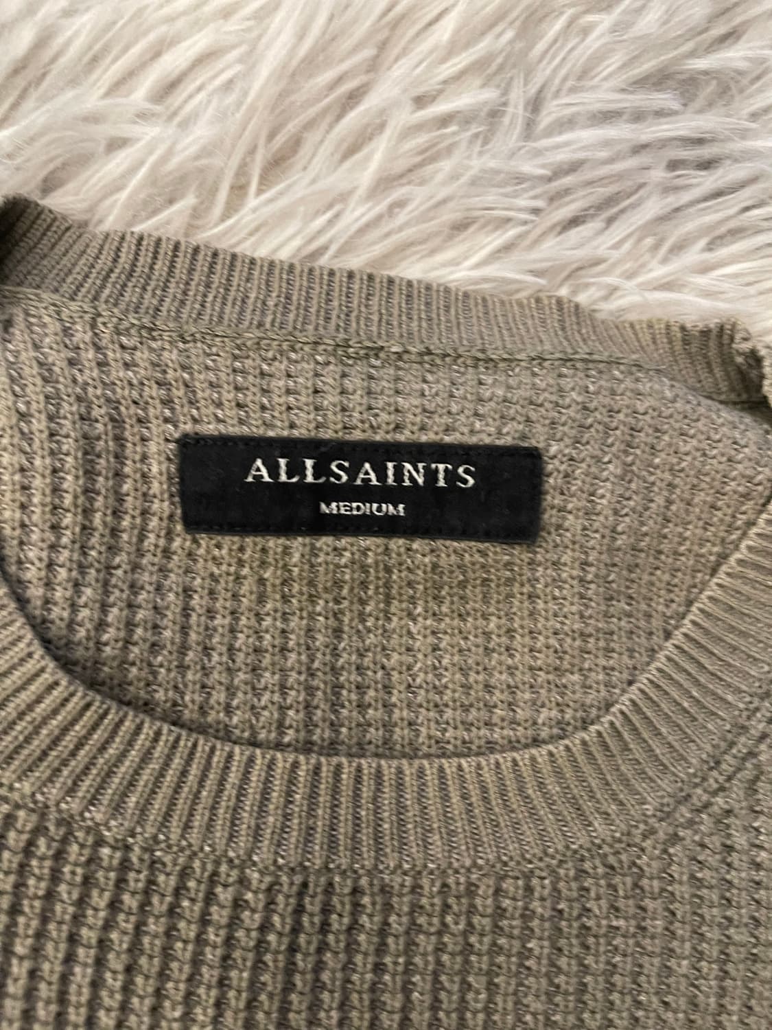 올세인츠 와플 니트 M 상품이미지2