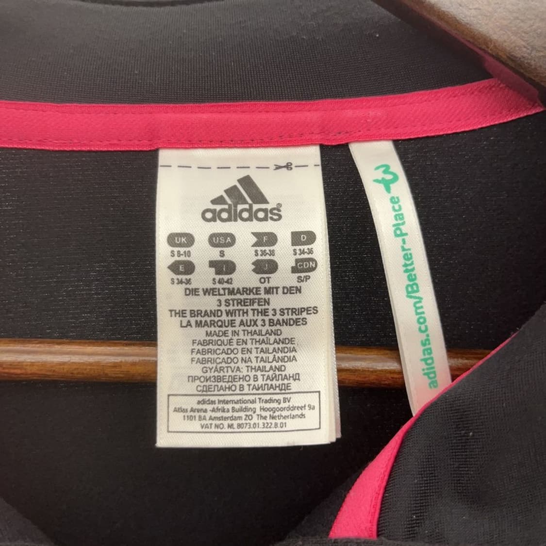 아디다스 00's 대장급 그라데이션 블랙핑크 져지 집업 S C06621 상품이미지5