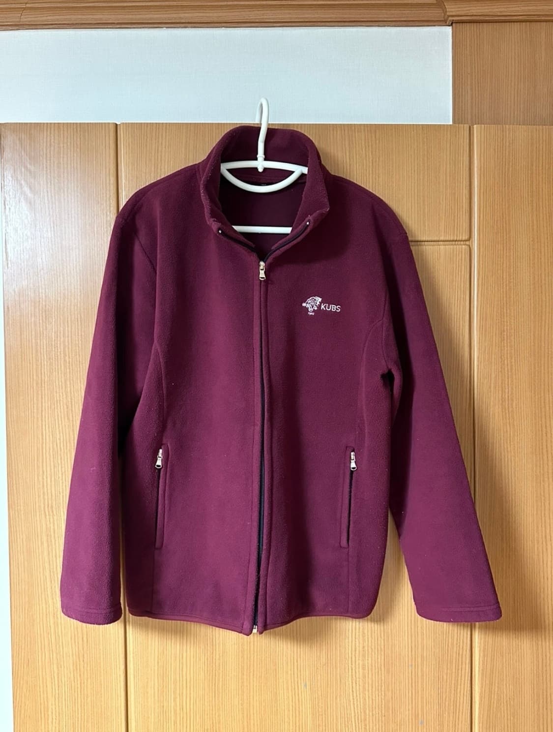 고려대학교 경영대학 자주색 후리스 자켓 100 상품이미지1