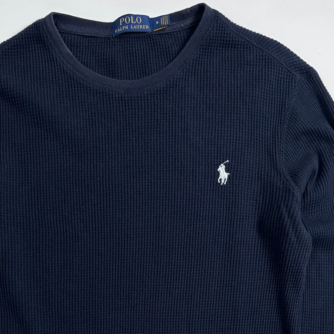 폴로 랄프로렌 네이비 와플 티   - Price : ₩ 32,000  - 상품이미지3
