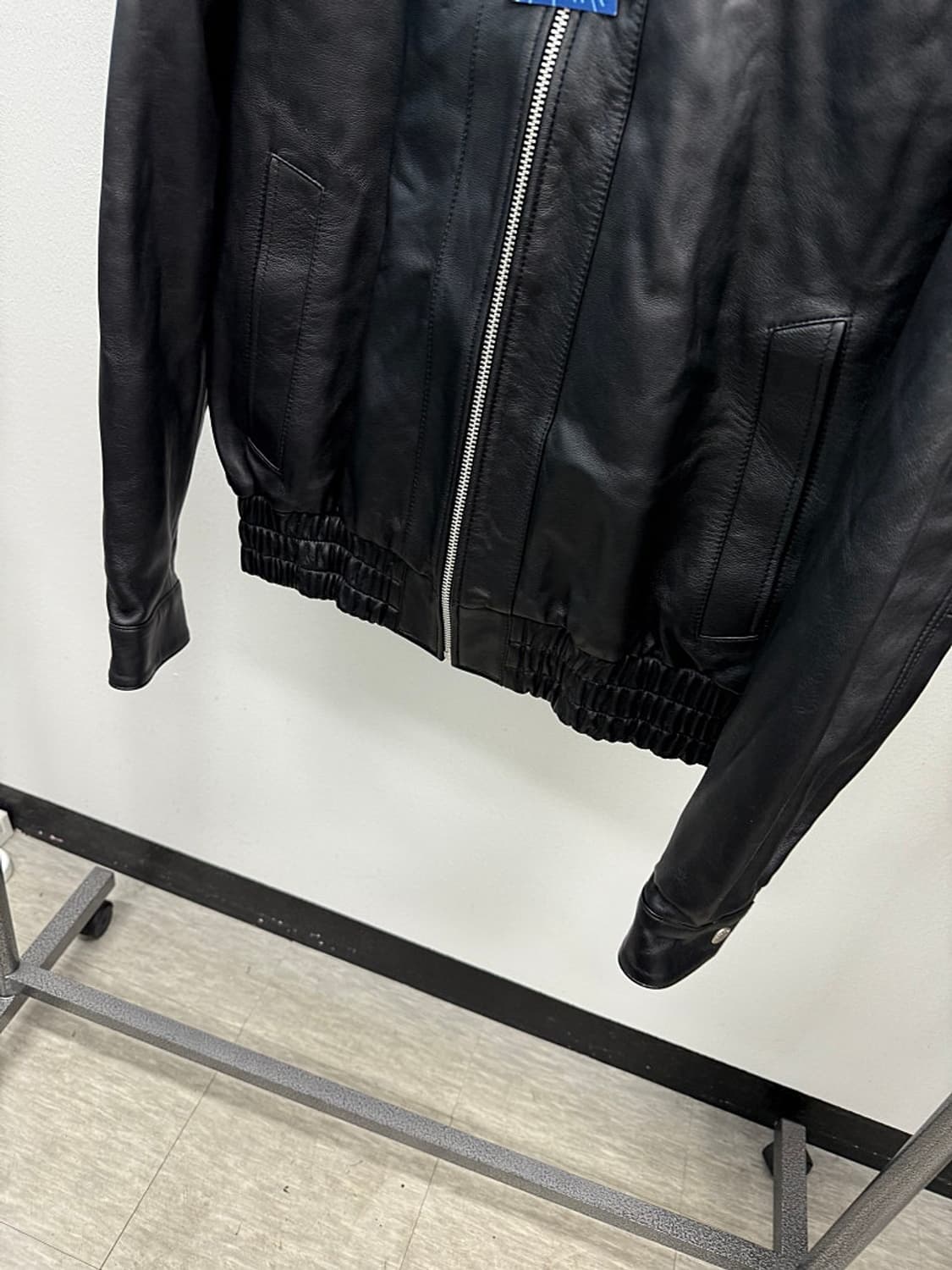 100-105) SLOW UNIVERSE 레더 블루종  상품이미지3