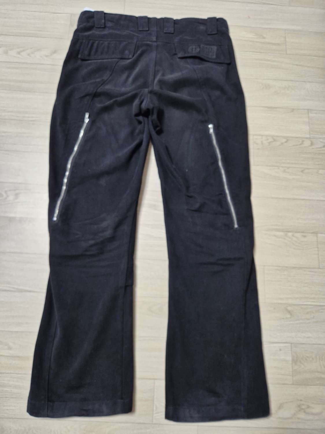 [S] 플라스틱프로덕트 mpa 웨이브 지퍼 팬츠 상품이미지4