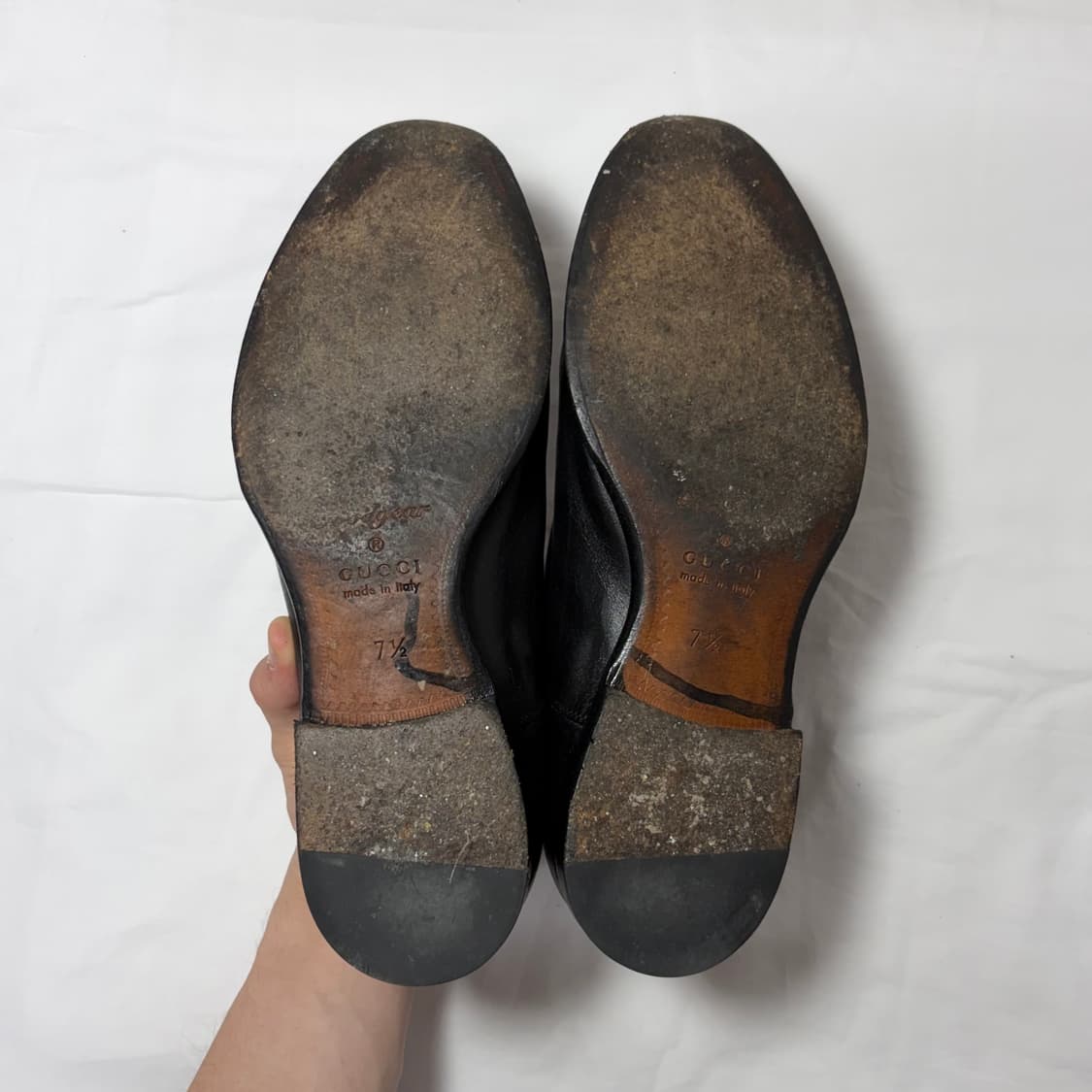 구찌 스크립트 로고 캡토 더비 슈즈 상품이미지6