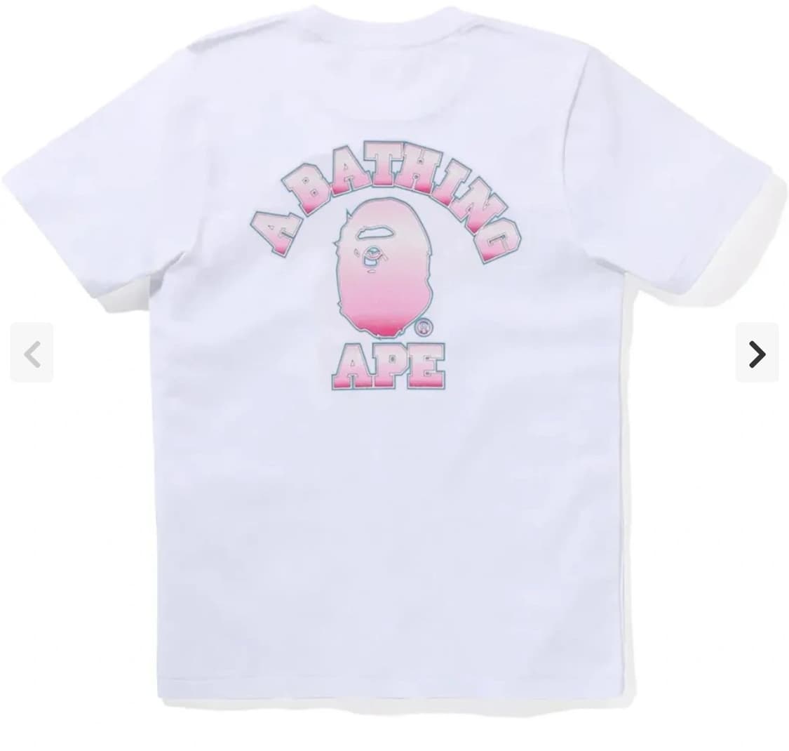 BAPE 가타카나 티셔츠 xs   상품이미지2