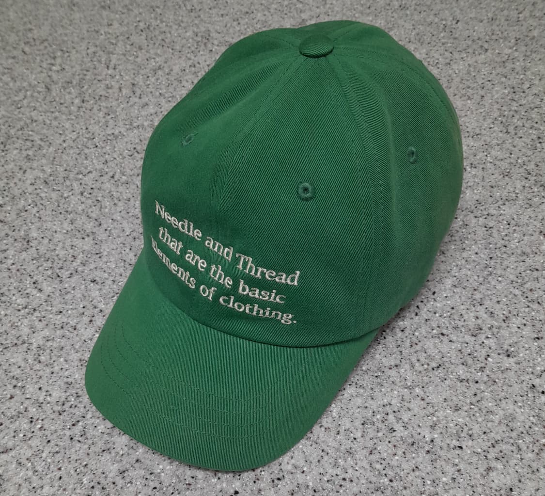 💥커버낫 자수 레터링 볼캡 (그린)
 상품이미지1