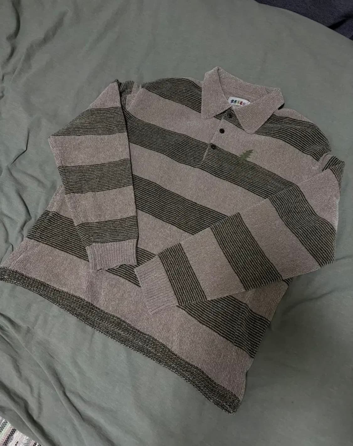 S) 디스이즈네버댓 그레이드풀데드 콜라보 벨벳 니트 상품이미지2