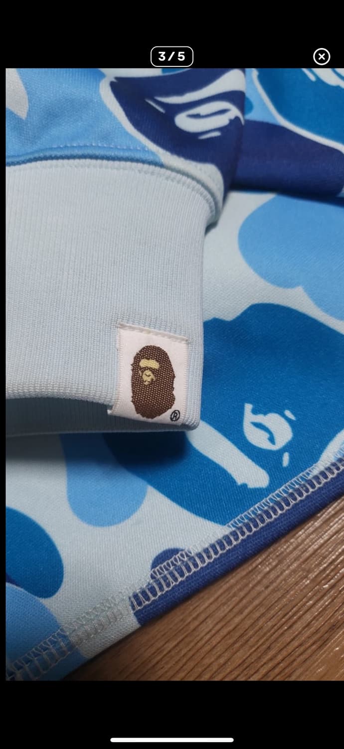 베이프 25시즌 Xl 샤크 풀집업 판매합니다 상품이미지3