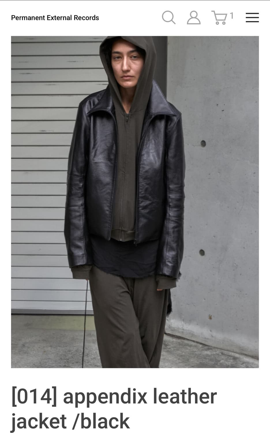 [2] 머듈 자켓 블랙 상품이미지1