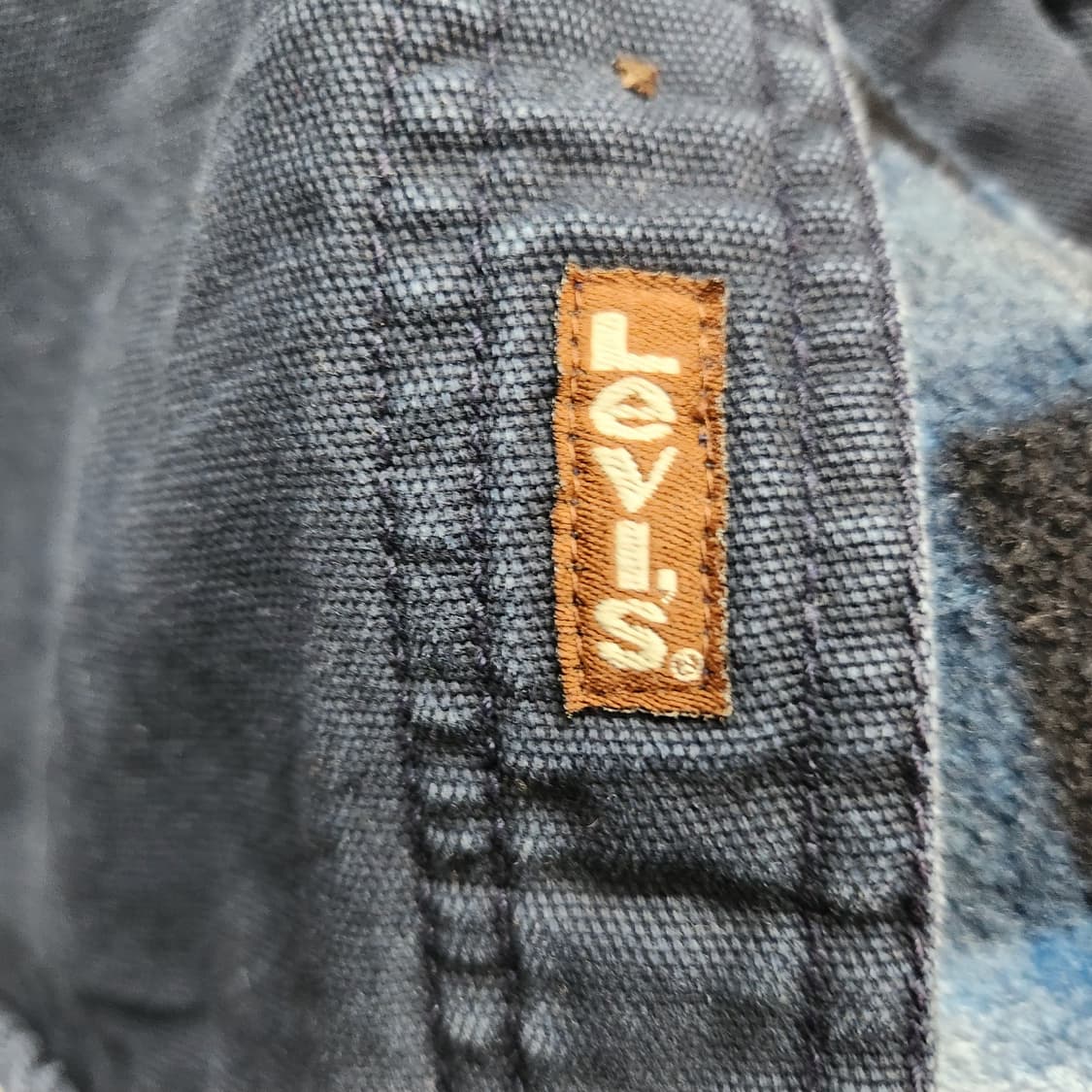 리바이스 투포켓 안감격자패턴 셔츠 M(L) 상품이미지5