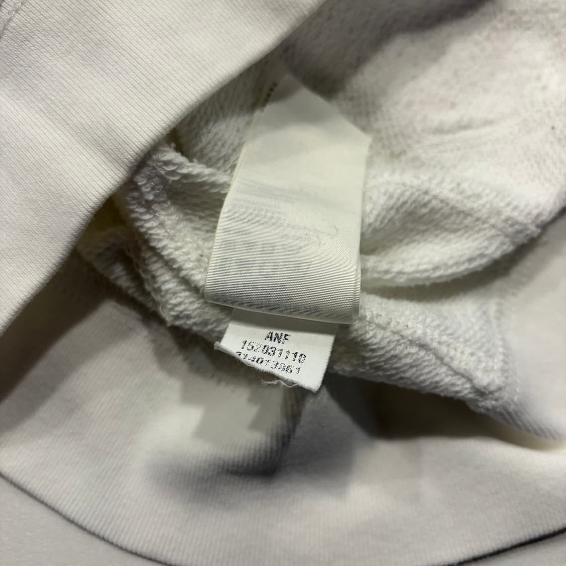 [M] 아베크롬비 아치로고 화이트 기모 후드집업 D834 상품이미지9