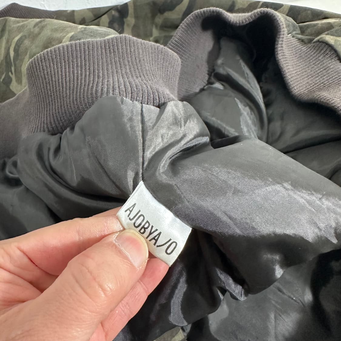 FREE 아조바이아조 카모 오버사이즈 봄버자켓 상품이미지7