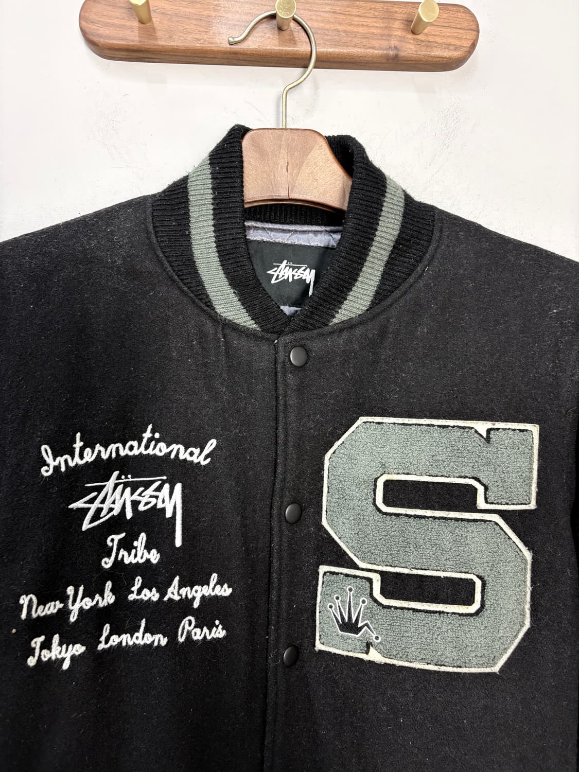 스투시 빅S 레터맨 바시티 자켓 A3618 상품이미지3