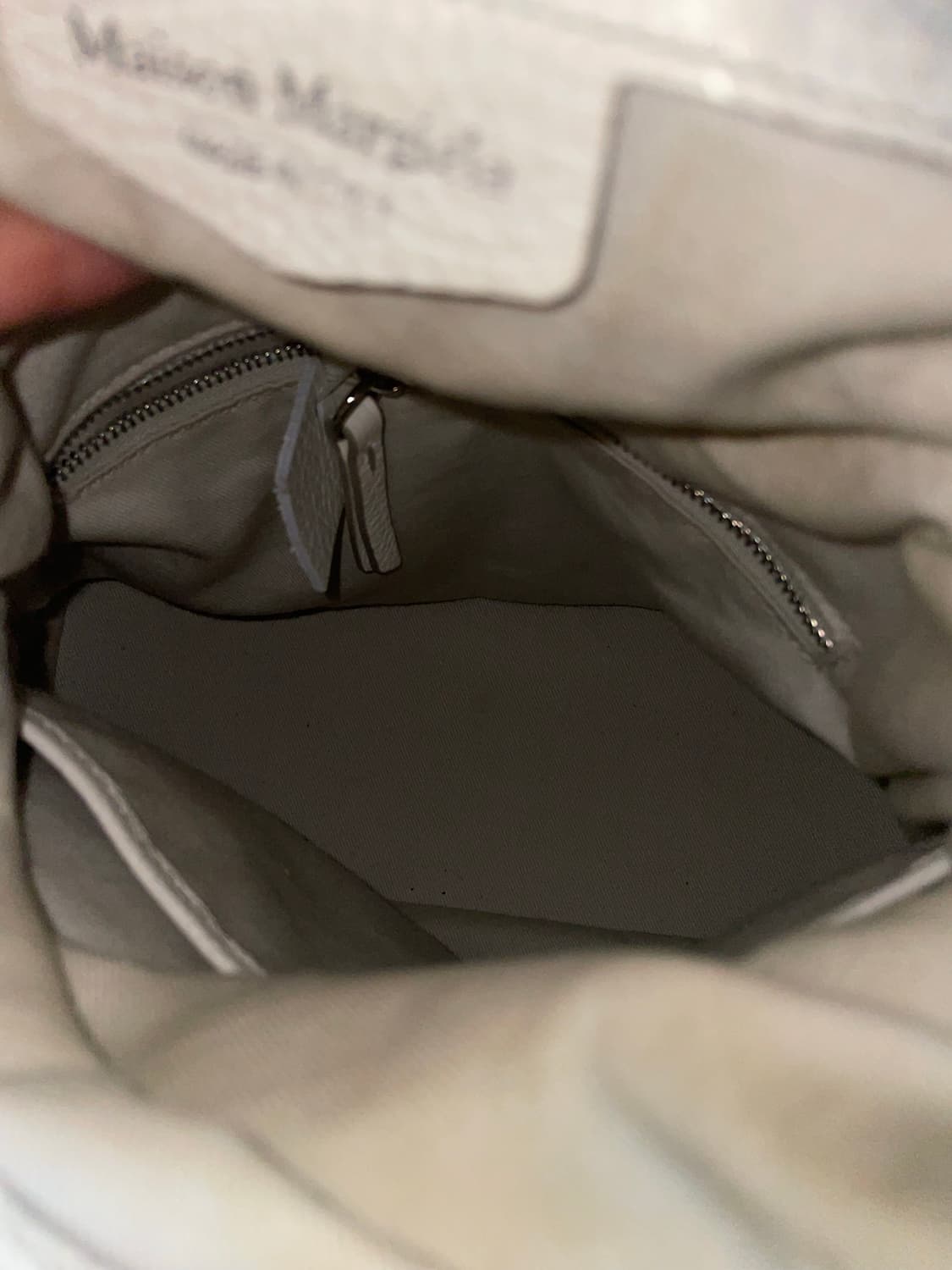 마르지엘라 5ac 미니백 스몰 화이트 상품이미지5