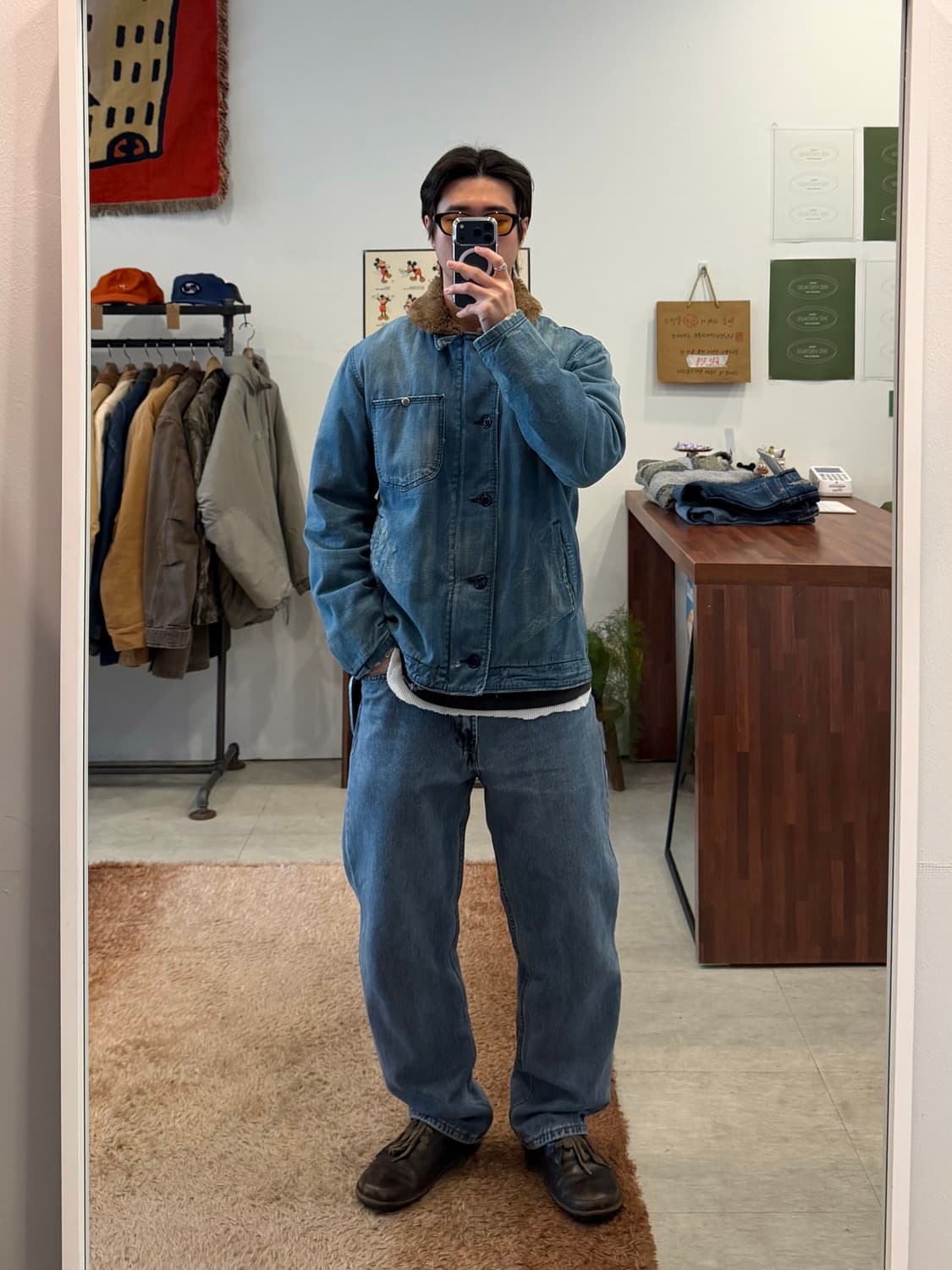 Alpha Industries & Lee 스톰라이더 N-1 데님 덱 자켓 상품이미지2